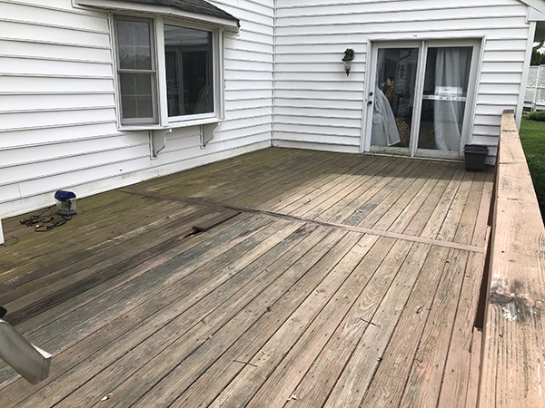 Deck Maintenance - BEFORE